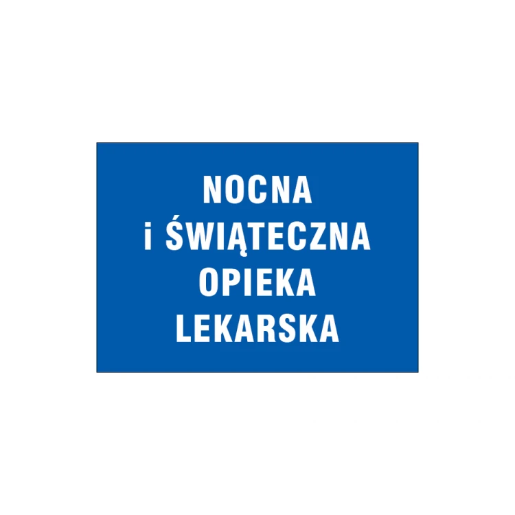 Information plaque with any text - size 280x200mm - PVC - UV color print - TME004
