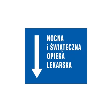 Information plaque with any text - size 280x250mm - PVC - UV color print - TME008