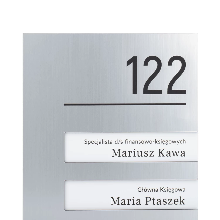 Interchangeable Content Plaque - size 150x210mm - TAB573