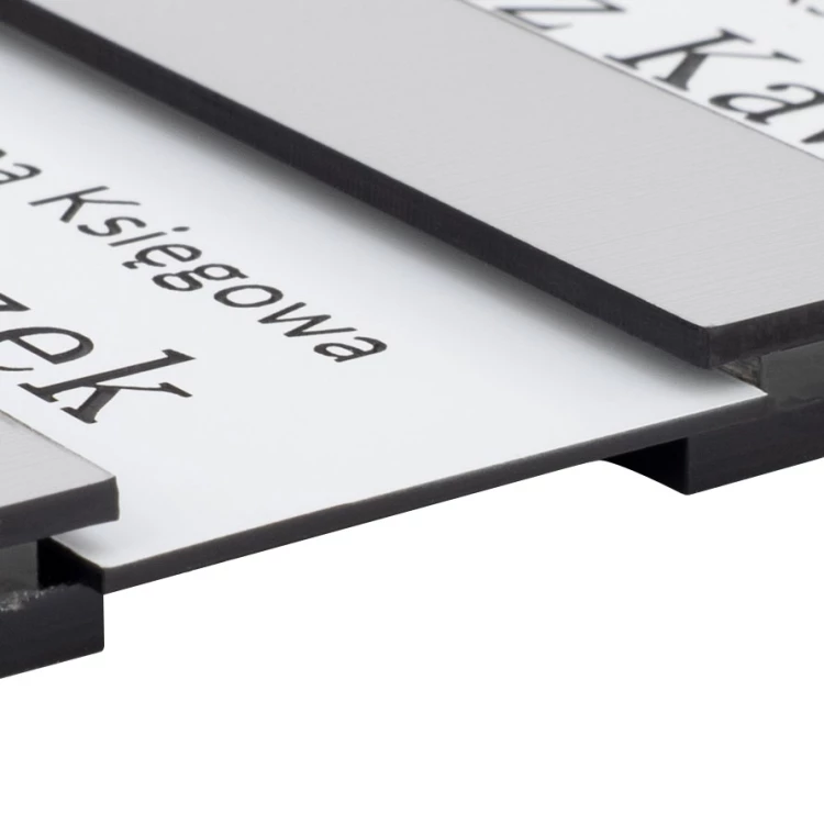 Interchangeable Content Plaque - size 150x210mm - TAB573