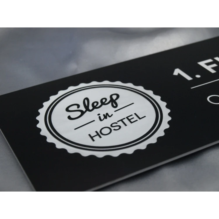 Information plaque with any engraving - 30x9cm