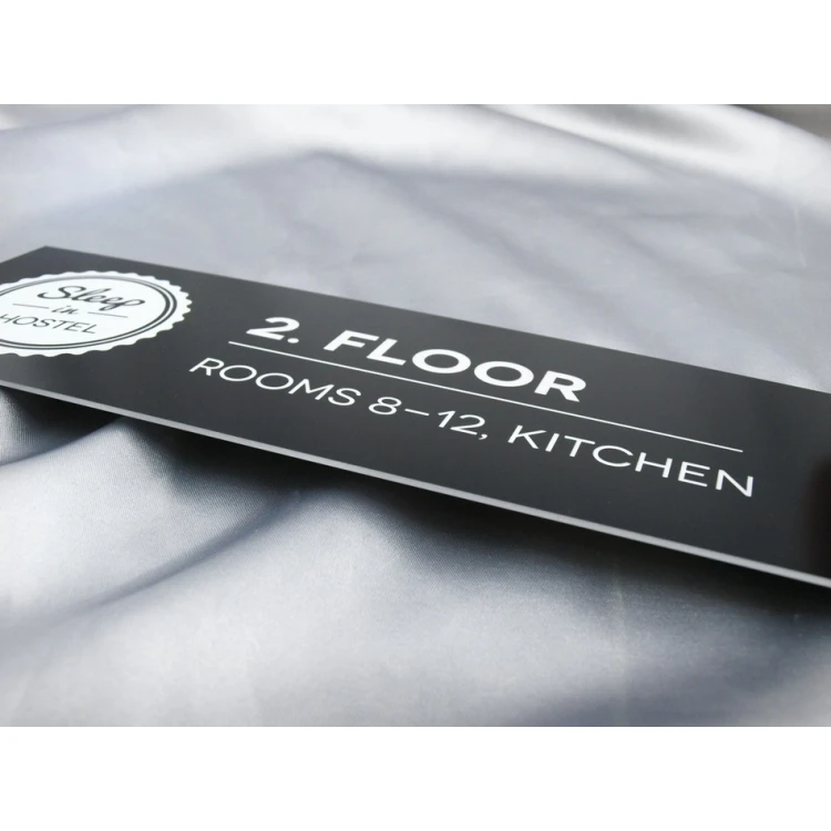 Information plaque with any engraving - 30x9cm