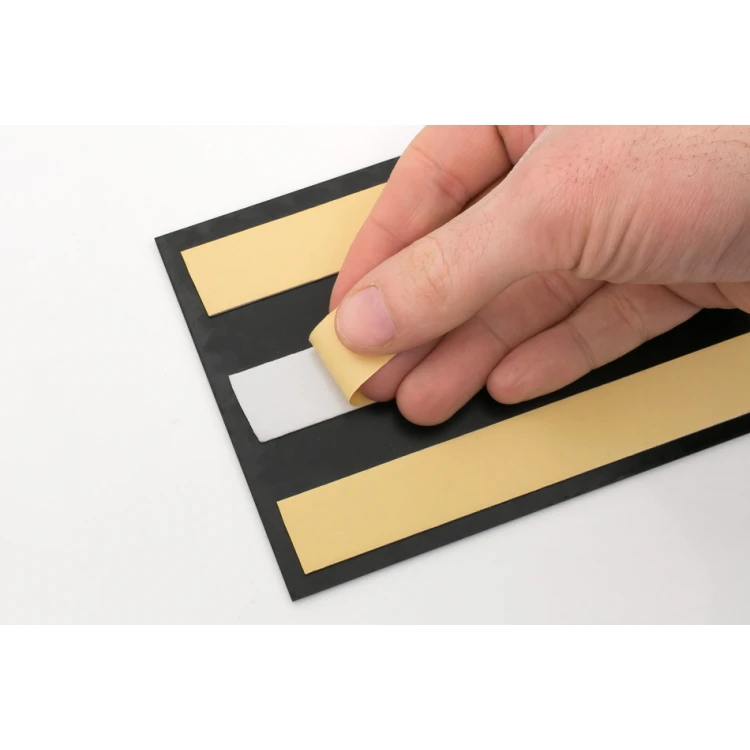 Directional sign with any content, graphics - size 100x140mm - silver or gold engraving laminate - TAB133