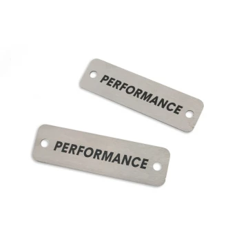 Metal plate for products - size 70x20x1mm - TAB084