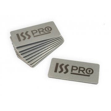 METAL PLATE WITH YOUR COMPANY'S LOGO - dimensions 50x25x1.5mm