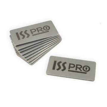 METAL PLATE WITH YOUR COMPANY'S LOGO - dimensions 50x25x1.5mm