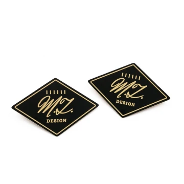 Engraved Brass Plate - Size 40x28mm - Coated Black Brass - TAB102