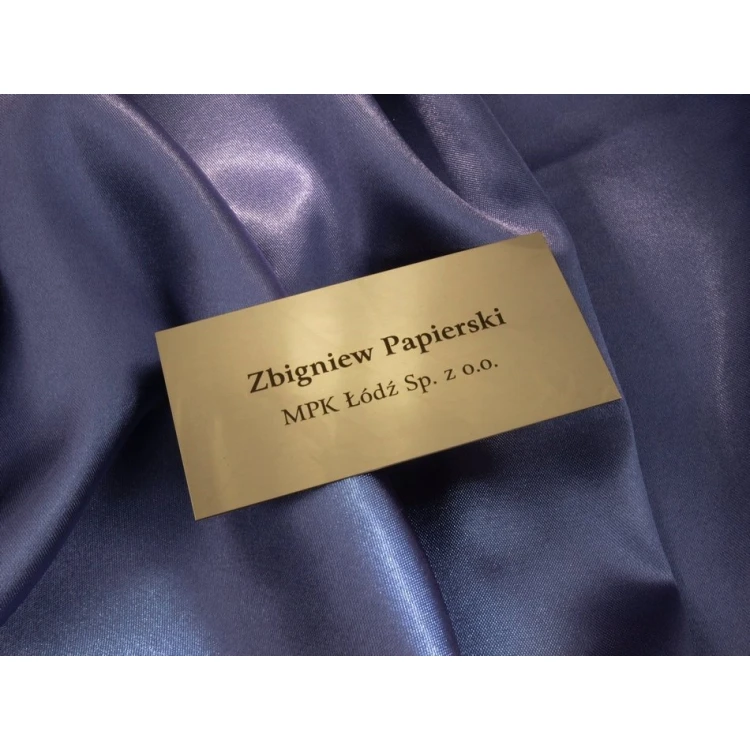 Brass Plaque with Custom Text - M009 - Size 80x40mm