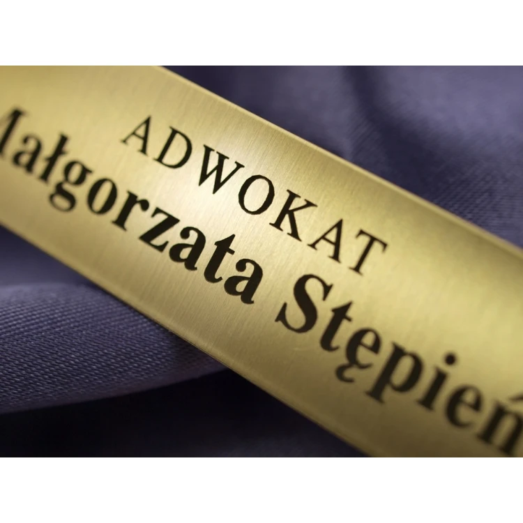Brass Plaque with Personalization - M007 - size 100x20mm