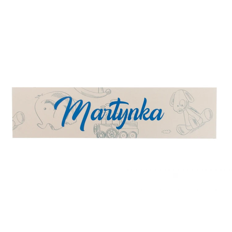 Child's Room Door Sign - size 200x50mm - PVC - NAP034