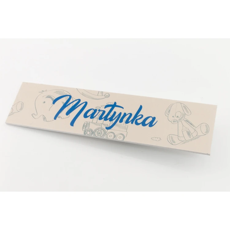 Child's Room Door Sign - size 200x50mm - PVC - NAP034