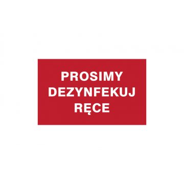 Information plaque with any text - size 200x120mm - PVC - UV color print - TME003