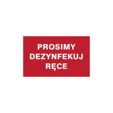 Information plaque with any text - size 200x120mm - PVC - UV color print - TME003