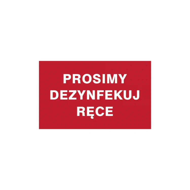 Information plaque with any text - size 200x120mm - PVC - UV color print - TME003