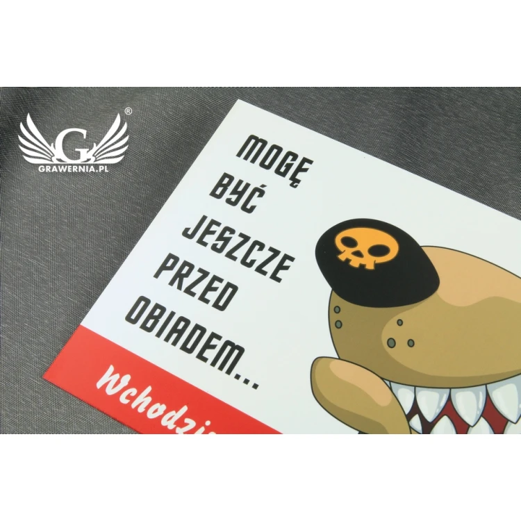 Warning sign - PVC material - bad dog - dim. 210x150mm - TZP003