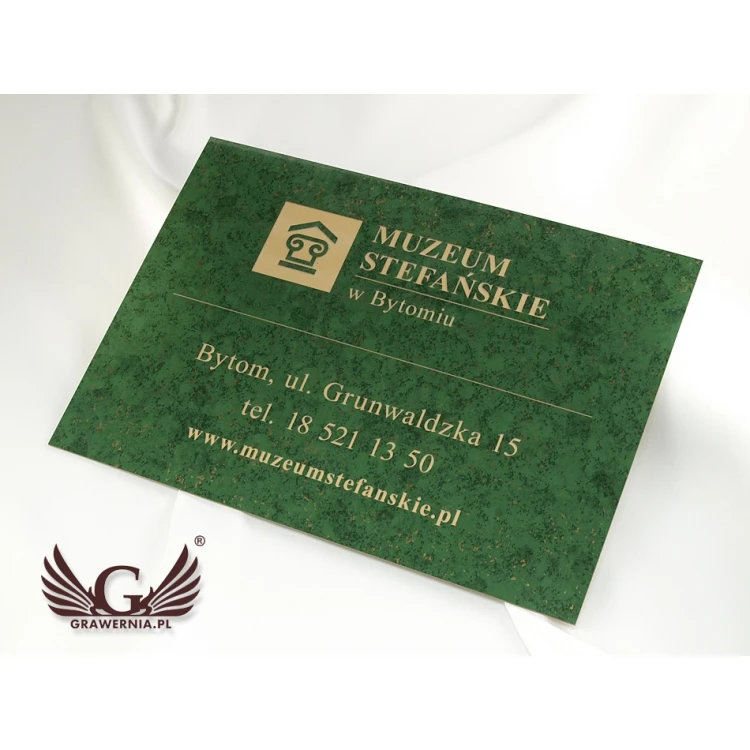 Decorative Plaque - Green Marble - Size 297x210mm (A4 format)