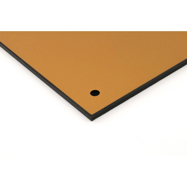 Engraved commemorative plaque - golden pearl, matte engraving laminate - size 297x210mm - TAB134