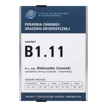MIYOX door sign - aluminium - size 210x297mm (A4 format) - TAB654