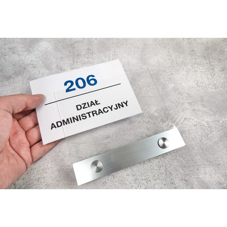 Acrylic Plaque for Replaceable A6 Sheet - 148x105mm - SPD029