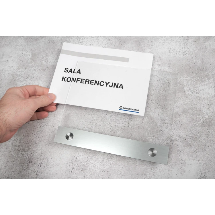 Acrylic Plaque for Replaceable A5 Sheet - 210x148mm - SPD030