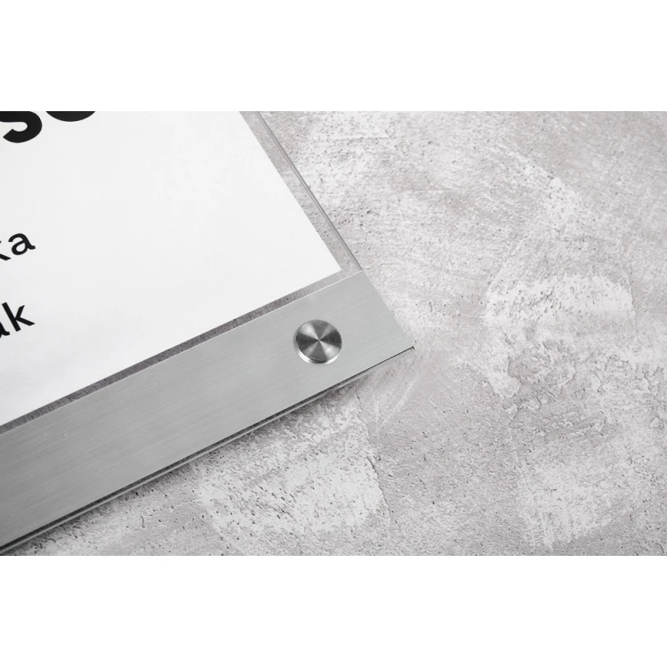 Acrylic Plaque for Replaceable A4 Sheet - 297x210mm - SPD031