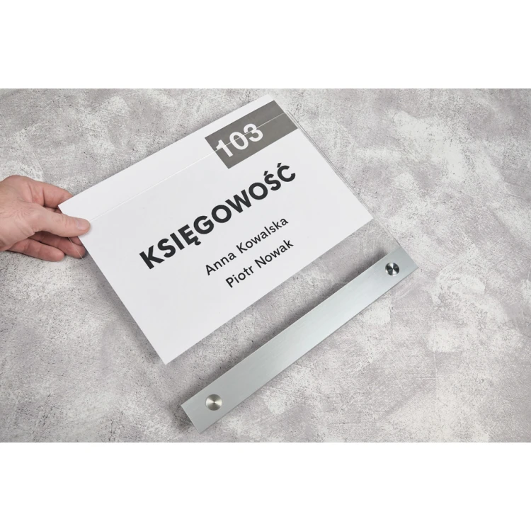 Acrylic Plaque for Replaceable A4 Sheet - 297x210mm - SPD031