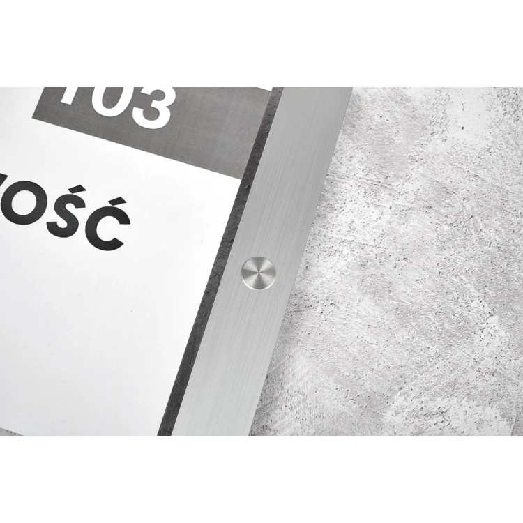 Acrylic Plaque for Replaceable A4 Sheet - 297x210mm - SPD034