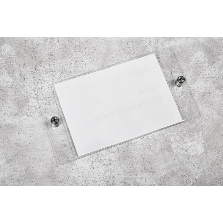 Acrylic Plaque for Replaceable A6 Sheet - 148x105mm - SPD035