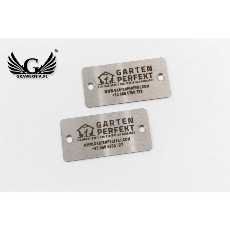 STEEL PLATE for products - dim. 60x30x1mm - TAB077