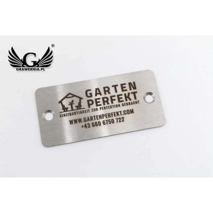 STEEL PLATE for products - dim. 60x30x1mm - TAB077