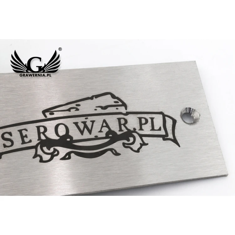 Steel plate for products - dim. 60x30x1mm - TAB088