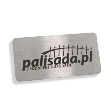 STEEL PLATE for products - dim. 60x30x1mm
