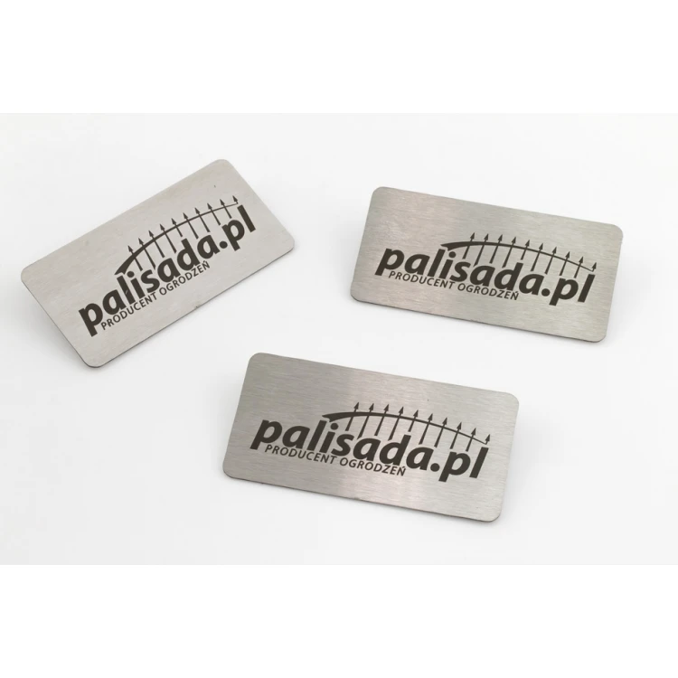STEEL PLATE for products - dim. 60x30x1mm