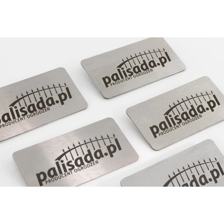 STEEL PLATE for products - dim. 60x30x1mm