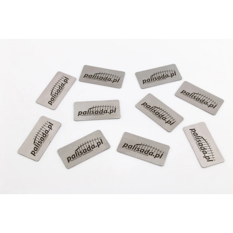 STEEL PLATE for products - dim. 60x30x1mm