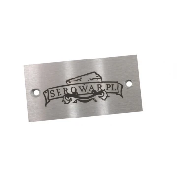 Steel plate for products - dim. 60x30x1mm - TAB088