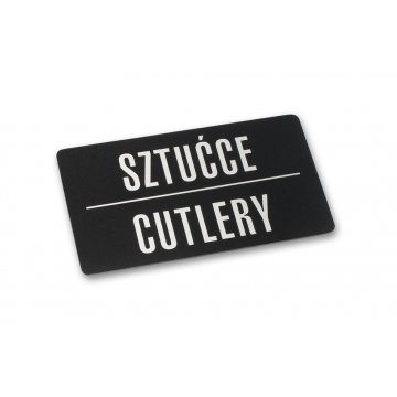 Steel plaque with any UV print - 90x50mm - TAB116