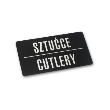 Steel plaque with any UV print - 90x50mm - TAB116