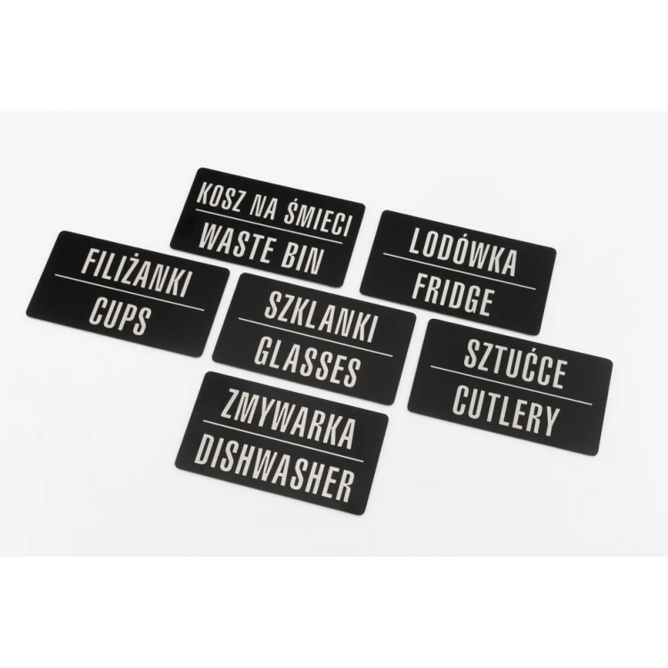 Steel plaque with any UV print - 90x50mm - TAB116