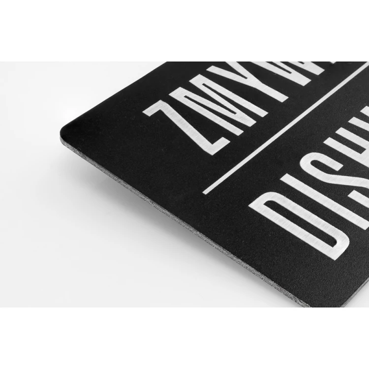 Steel plaque with any UV print - 90x50mm - TAB116