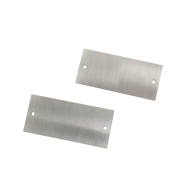 Steel Plate with Custom Engraving - Size 45x20x1mm - TS043