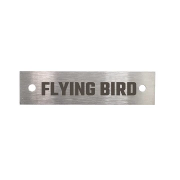 Steel Plate with Custom Engraving - Size 60x15x1mm - TS028