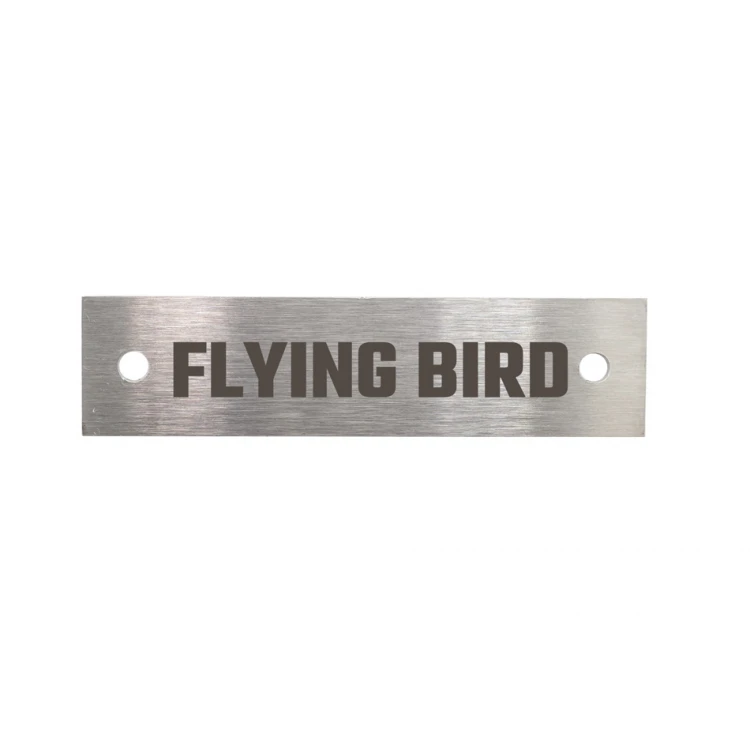 Steel Plate with Custom Engraving - Size 60x15x1mm - TS028