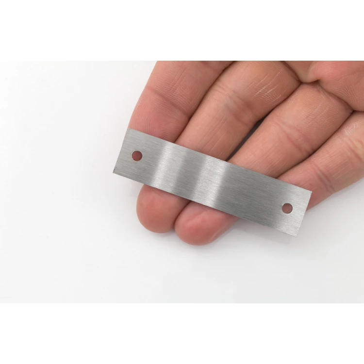 Steel Plate with Custom Engraving - Size 60x15x1mm - TS028