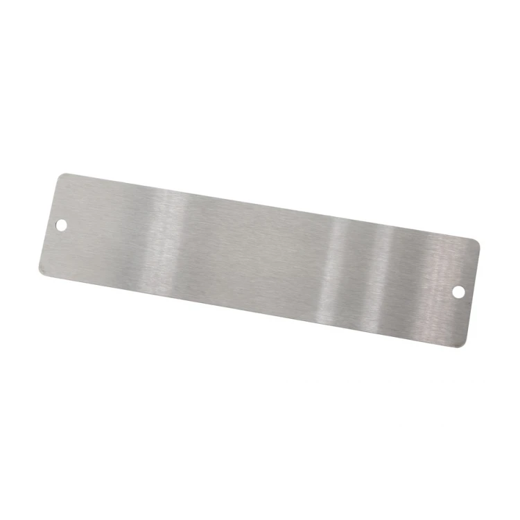 Steel plate with any engraving - size 140x35x1mm - TS011