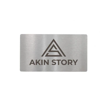 Steel plate with any engraving - size 90x50x1mm - TS048