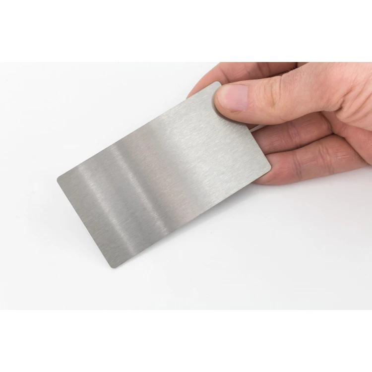 Steel plate with any engraving - size 90x50x1mm - TS048