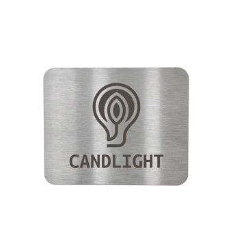 Steel Plate with Custom Engraving - Size 43x35x1mm - TS031