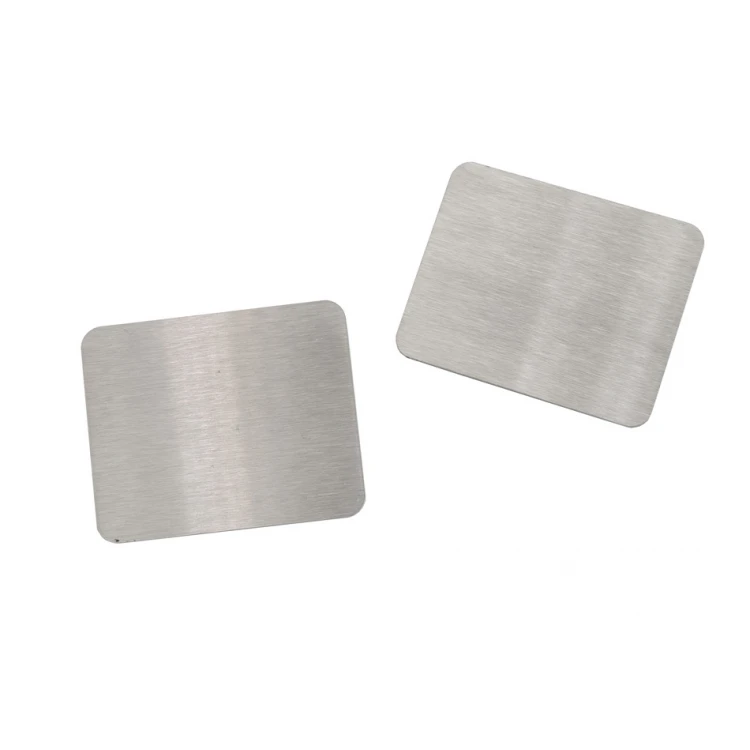 Steel Plate with Custom Engraving - Size 43x35x1mm - TS031