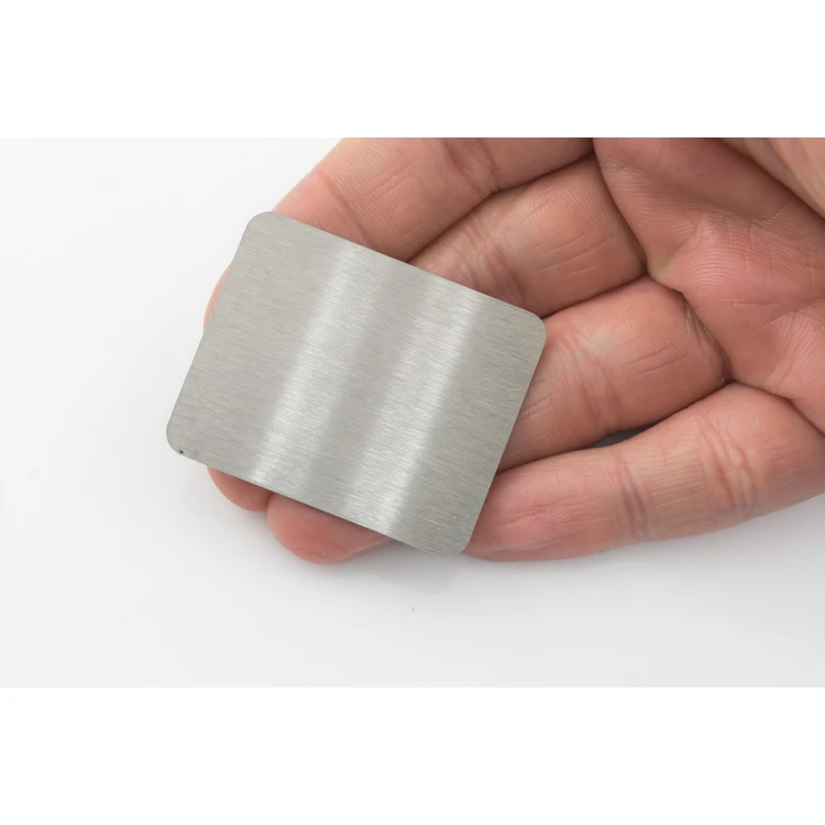 Steel Plate with Custom Engraving - Size 43x35x1mm - TS031